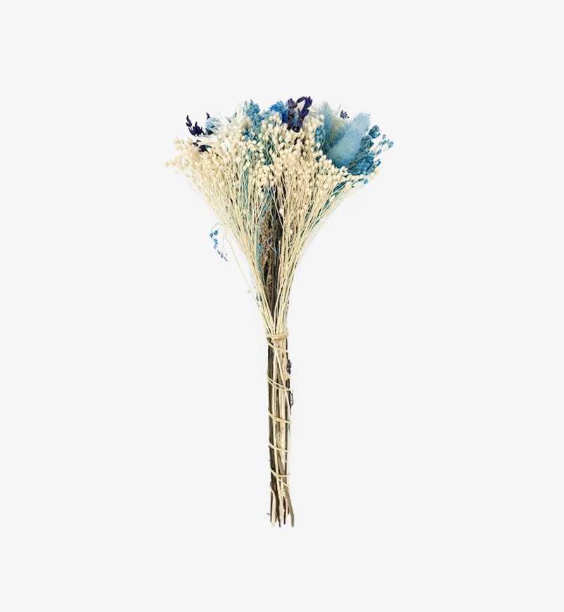 Ramo de flores secas Azul  Eventos, Bodas, Día de la Madre